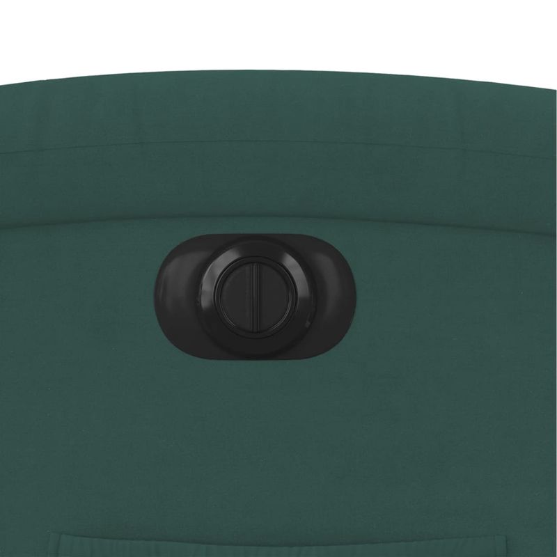 Casa si Gradina - Mobilier - Scaune si fotolii - Fotolii - Fotoliu rabatabil electric, verde inchis, catifea - Infinity.ro