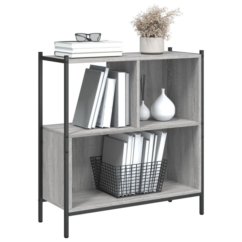 Casa si Gradina - Mobilier - Biblioteci si rafturi - Biblioteci - Biblioteca, gri sonoma, 72x28x77,5 cm, lemn prelucrat - Infinity.ro