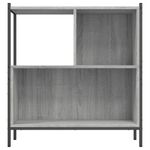 Casa si Gradina - Mobilier - Biblioteci si rafturi - Biblioteci - Biblioteca, gri sonoma, 72x28x77,5 cm, lemn prelucrat - Infinity.ro