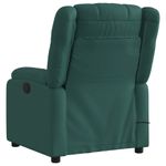 Ingrijire personala si Cosmetice - Sanatate si wellness - Articole wellness - Fotolii de masaj - Fotoliu electric de masaj rabatabil, verde inchis, textil - Infinity.ro