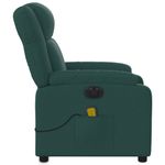 Ingrijire personala si Cosmetice - Sanatate si wellness - Articole wellness - Fotolii de masaj - Fotoliu electric de masaj rabatabil, verde inchis, textil - Infinity.ro