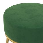 Casa si Gradina - Mobilier - Scaune si fotolii - Scaune - Taburet rotund, verde muștar, catifea - Infinity.ro