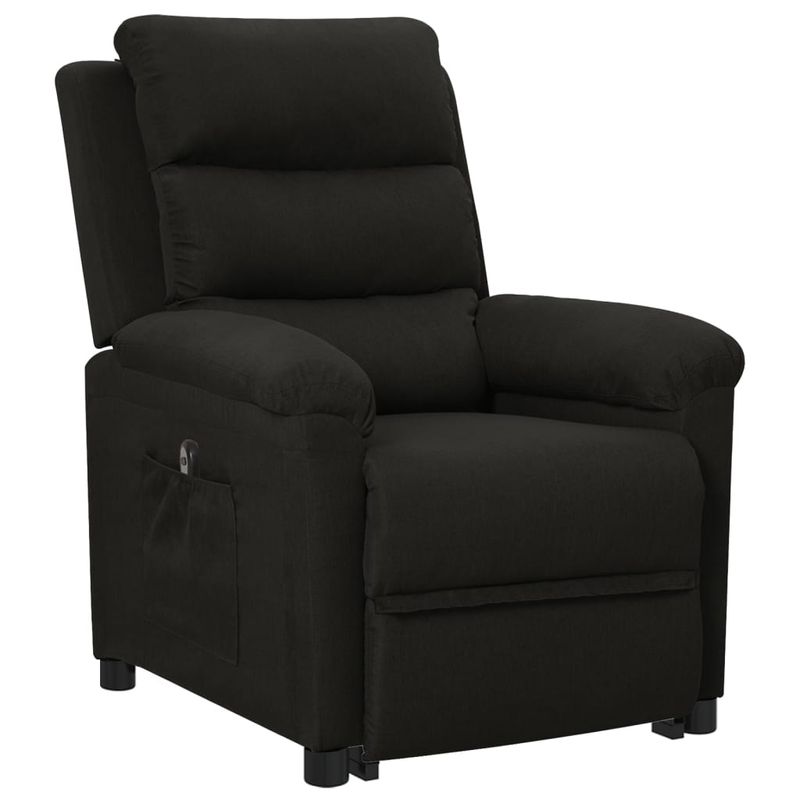 Casa si Gradina - Mobilier - Scaune si fotolii - Fotolii - Fotoliu cu ridicare, negru, material textil - Infinity.ro