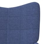 Casa si Gradina - Mobilier - Scaune si fotolii - Fotolii - Fotoliu de relaxare, albastru, material textil - Infinity.ro