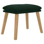 Casa si Gradina - Mobilier - Scaune si fotolii - Tabureti - Taburet, verde inchis, 45x29,5x35 cm, catifea - Infinity.ro