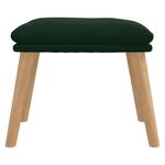 Casa si Gradina - Mobilier - Scaune si fotolii - Tabureti - Taburet, verde inchis, 45x29,5x35 cm, catifea - Infinity.ro