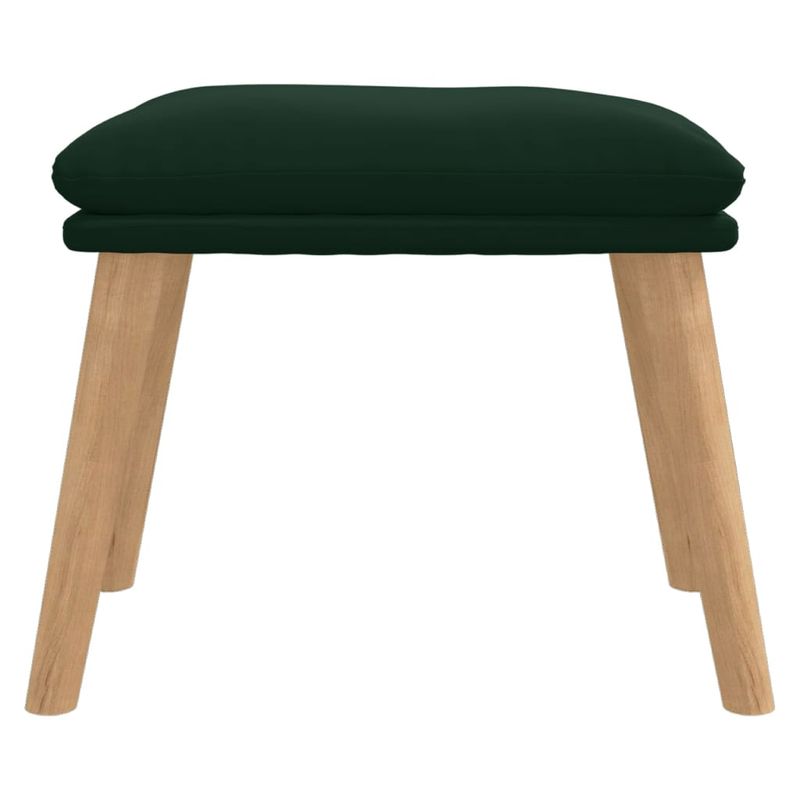 Casa si Gradina - Mobilier - Scaune si fotolii - Tabureti - Taburet, verde inchis, 45x29,5x35 cm, catifea - Infinity.ro