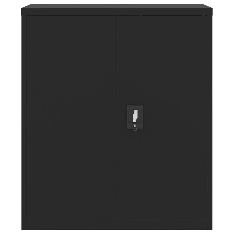 Casa si Gradina - Constructii - Depozitare, transport si protectie - Rafturi, fisete si vestiare - Fiset, negru, 90x40x145 cm, otel - Infinity.ro