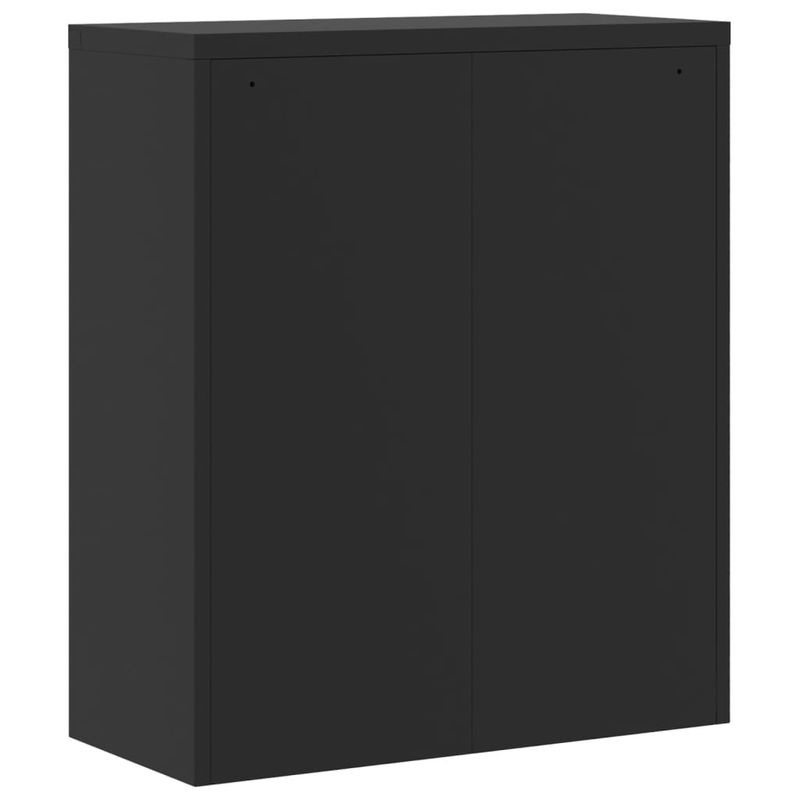 Casa si Gradina - Constructii - Depozitare, transport si protectie - Rafturi, fisete si vestiare - Fiset, negru, 90x40x145 cm, otel - Infinity.ro
