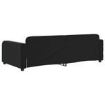 Casa si Gradina - Mobilier - Paturi si accesorii - Paturi - Pat de zi, negru, 100x200 cm, catifea - Infinity.ro