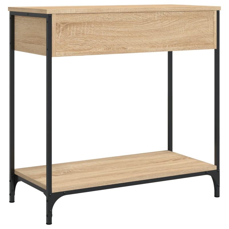 Casa si Gradina - Mobilier - Comode si corpuri - Console - Masa consola, stejar sonoma, 75x34,5x75 cm, lemn prelucrat - Infinity.ro