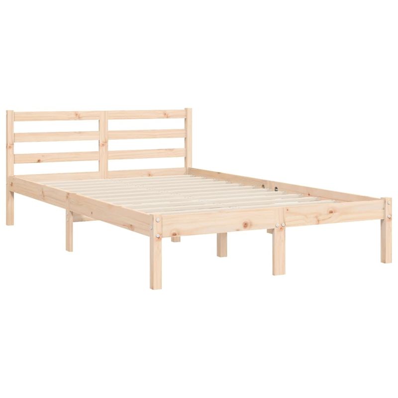 Casa si Gradina - Mobilier - Paturi si accesorii - Paturi - Cadru de pat cu tablie single mic, 120x200 cm, lemn masiv - Infinity.ro