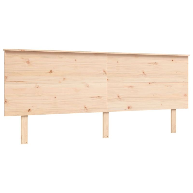 Casa si Gradina - Mobilier - Paturi si accesorii - Paturi - Cadru de pat senior cu tablie single mic, 200x200 cm, lemn masiv - Infinity.ro