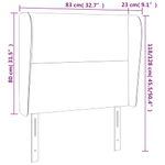 Casa si Gradina - Mobilier - Paturi si accesorii - Accesorii paturi - Tablie de pat metalica, alb, 160 cm - Infinity.ro