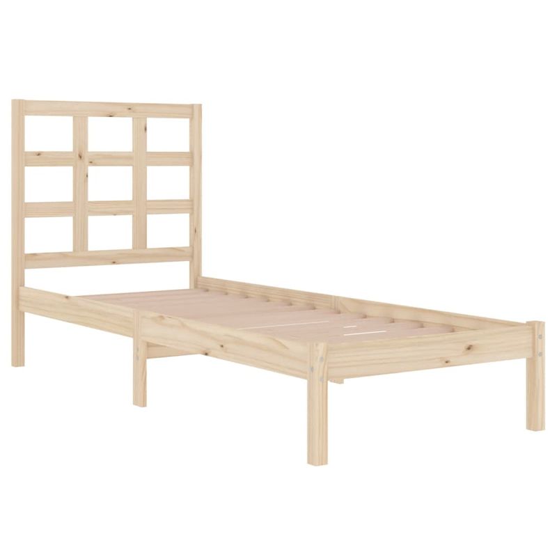 Casa si Gradina - Mobilier - Paturi si accesorii - Paturi - Cadru de pat mic single, 90x200 cm, lemn masiv - Infinity.ro