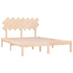 Casa si Gradina - Mobilier - Paturi si accesorii - Paturi - Cadru de pat mic single, 120x200 cm, lemn masiv - Infinity.ro