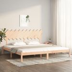 Casa si Gradina - Mobilier - Paturi si accesorii - Paturi - Cadru de pat mic single, 200x200 cm, lemn masiv - Infinity.ro