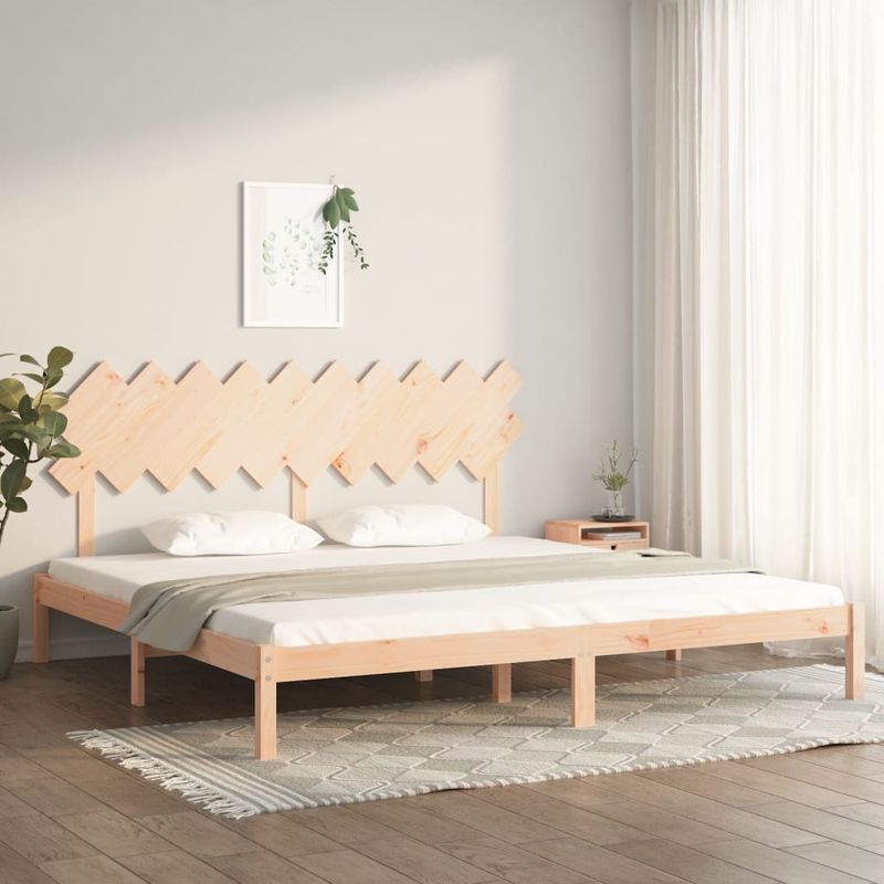 Casa si Gradina - Mobilier - Paturi si accesorii - Paturi - Cadru de pat mic single, 200x200 cm, lemn masiv - Infinity.ro