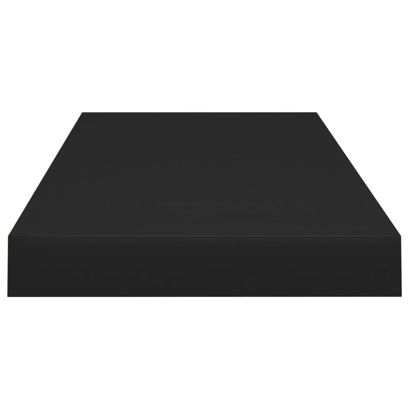 Casa si Gradina/Mobilier/Biblioteci si rafturi/Rafturi - Raft de perete suspendat, negru, 40x23x3,8 cm, MDF - Infinity.ro
