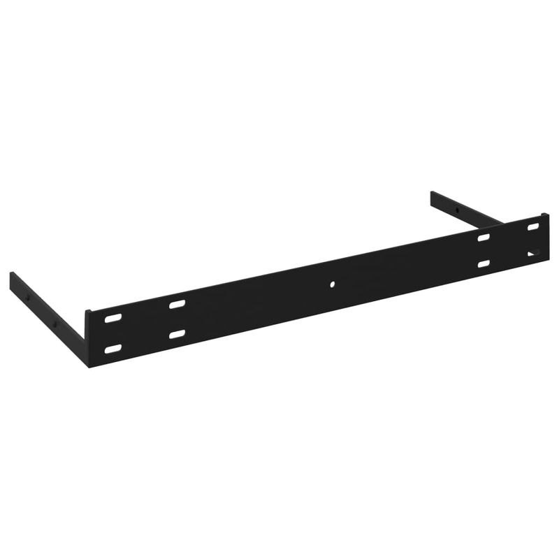 Casa si Gradina/Mobilier/Biblioteci si rafturi/Rafturi - Raft de perete suspendat, negru, 40x23x3,8 cm, MDF - Infinity.ro
