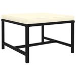 Casa si Gradina - Gradina si terasa - Mobilier exterior - Seturi mobila gradina - Set mobilier de gradina cu perne, 6 piese, negru, poliratan - Infinity.ro