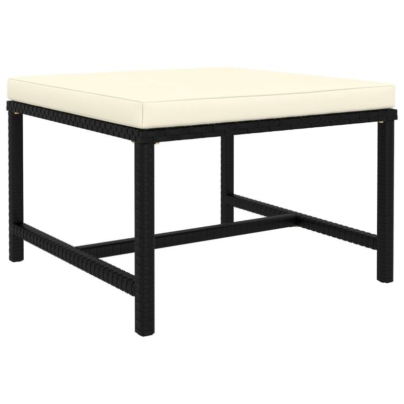 Casa si Gradina - Gradina si terasa - Mobilier exterior - Seturi mobila gradina - Set mobilier de gradina cu perne, 6 piese, negru, poliratan - Infinity.ro