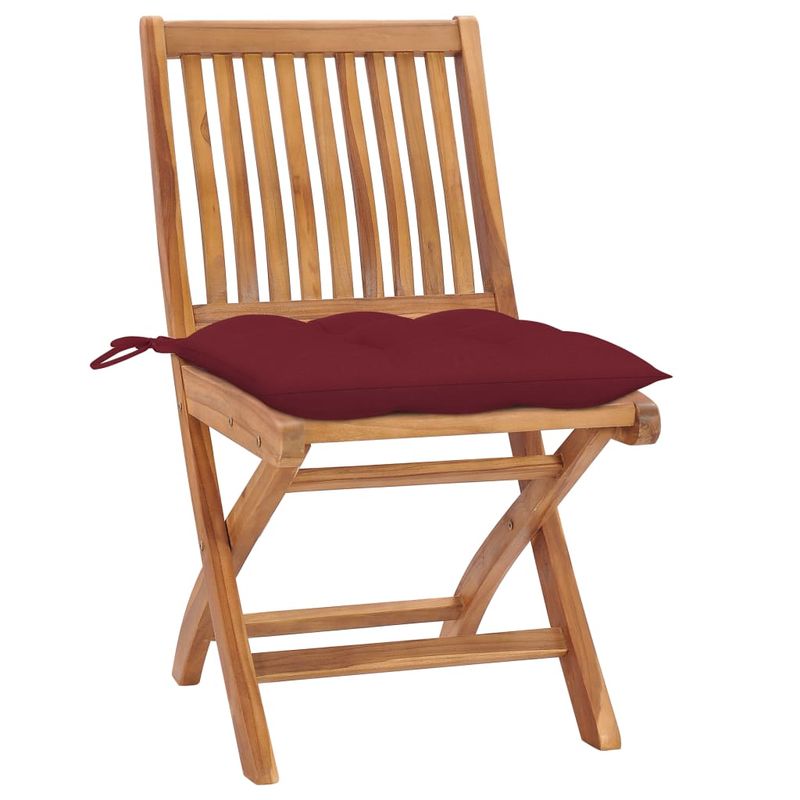 Casa si Gradina - Gradina si terasa - Mobilier exterior - Scaune si sezlonguri gradina - Scaune de gradina cu perne , 6 buc, lemn masiv tec - Infinity.ro
