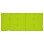 Casa si Gradina - Gradina si terasa - Mobilier exterior - Scaune si sezlonguri gradina - Scaune de gradina cu perne, 4 buc., lemn masiv de tec, verde aprins - Infinity.ro