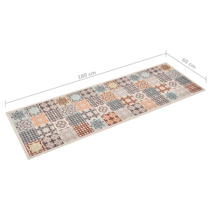 Casa si Gradina - Textile si covoare - Covoare - Covoare casa - Covoras de bucatarie lavabil, model mozaic, 60 x 180 cm - Infinity.ro