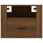 Casa si Gradina - Mobilier - Comode si corpuri - Noptiere - Noptiera de perete, stejar maro, 50x36x40 cm - Infinity.ro