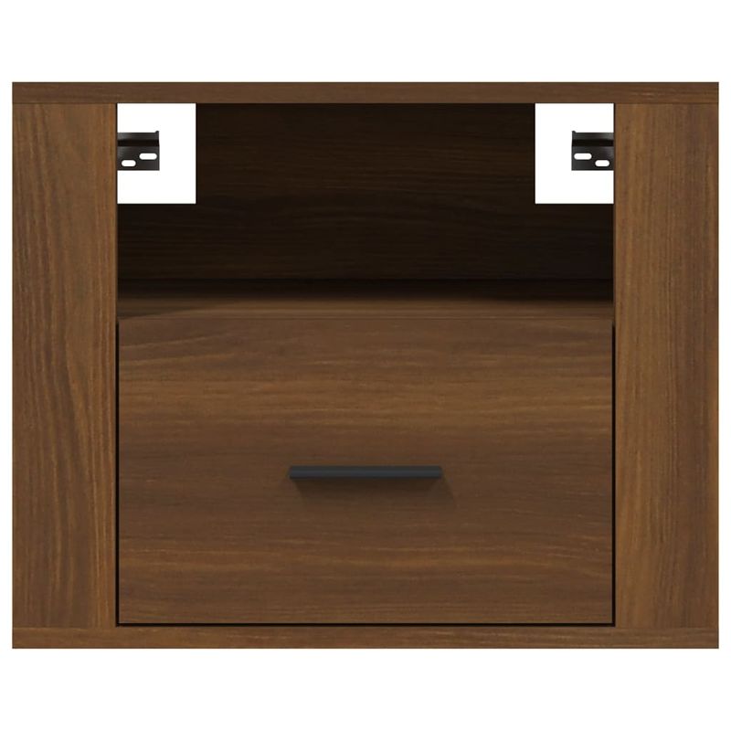 Casa si Gradina - Mobilier - Comode si corpuri - Noptiere - Noptiera de perete, stejar maro, 50x36x40 cm - Infinity.ro