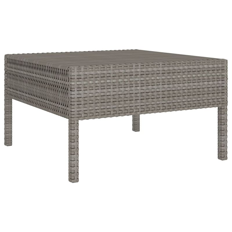 Casa si Gradina - Gradina si terasa - Mobilier exterior - Seturi mobila gradina - Set mobilier de gradina cu perne, 12 piese, gri, poliratan - Infinity.ro