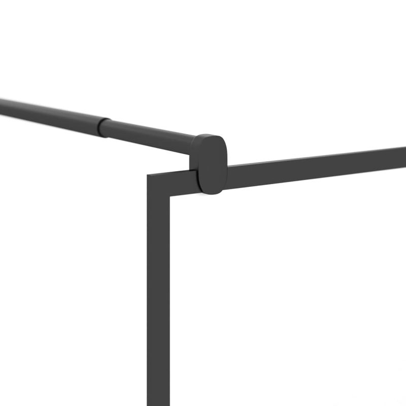 Casa si Gradina - Sanitare - Cazi si cabine de dus - Paravane si usi - Paravan de dus walk-in negru 100x195 cm sticla ESG model piatra - Infinity.ro