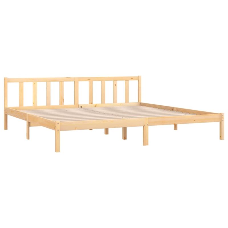 Casa si Gradina - Mobilier - Paturi si accesorii - Paturi - Cadru de pat, 200x200 cm, lemn masiv de pin - Infinity.ro