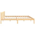 Casa si Gradina - Mobilier - Paturi si accesorii - Paturi - Cadru de pat, 200x200 cm, lemn masiv de pin - Infinity.ro