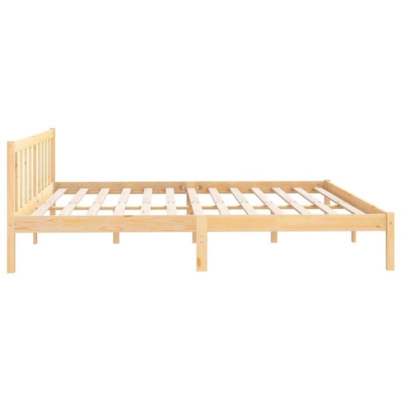 Casa si Gradina - Mobilier - Paturi si accesorii - Paturi - Cadru de pat, 200x200 cm, lemn masiv de pin - Infinity.ro