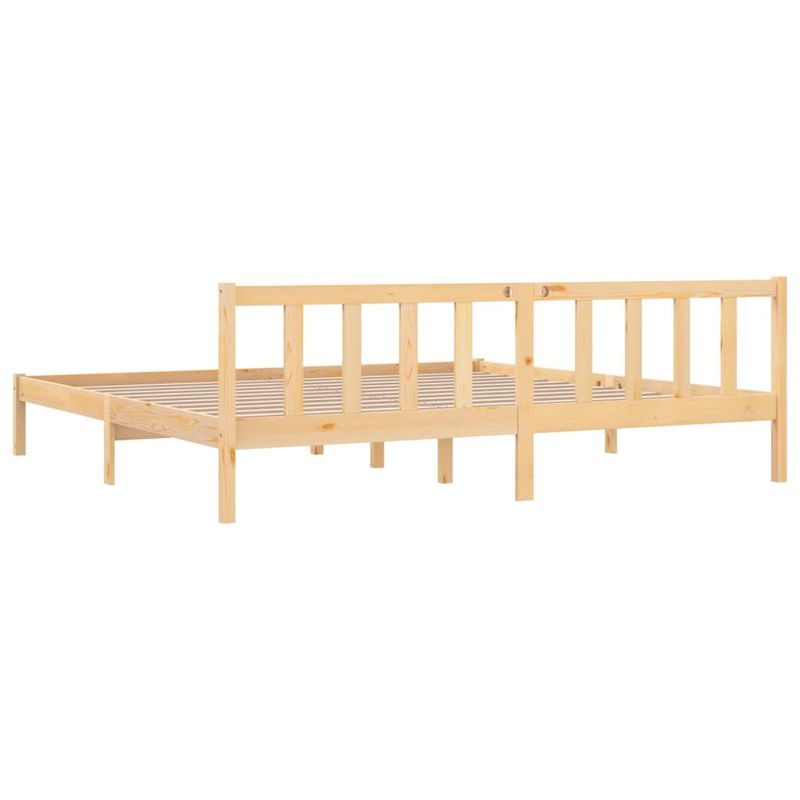 Casa si Gradina - Mobilier - Paturi si accesorii - Paturi - Cadru de pat, 200x200 cm, lemn masiv de pin - Infinity.ro