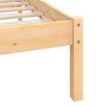 Casa si Gradina - Mobilier - Paturi si accesorii - Paturi - Cadru de pat, 200x200 cm, lemn masiv de pin - Infinity.ro