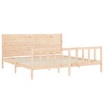 Casa si Gradina - Mobilier - Paturi si accesorii - Paturi - Cadru de pat cu tablie, lemn masiv de pin - Infinity.ro