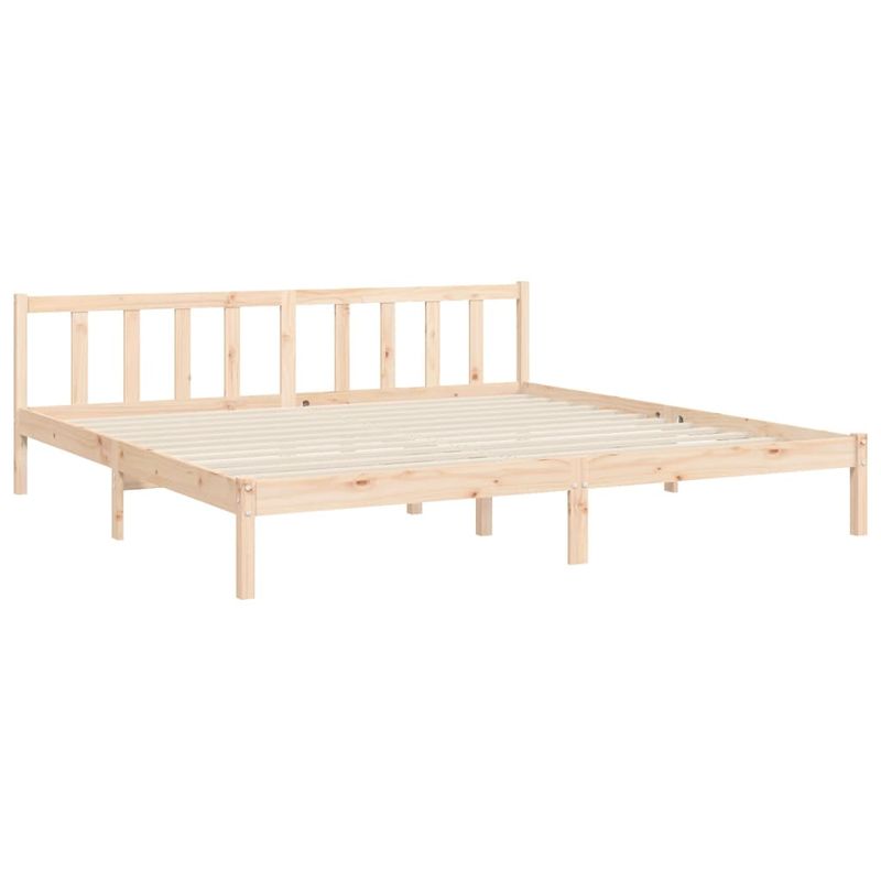 Casa si Gradina - Mobilier - Paturi si accesorii - Paturi - Cadru de pat cu tablie, lemn masiv de pin - Infinity.ro