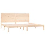 Casa si Gradina - Mobilier - Paturi si accesorii - Paturi - Cadru de pat mic single, 200x200 cm, lemn masiv - Infinity.ro