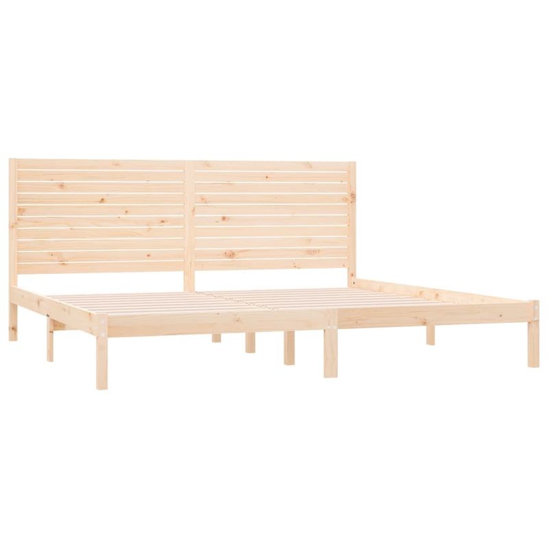 Casa si Gradina - Mobilier - Paturi si accesorii - Paturi - Cadru de pat mic single, 200x200 cm, lemn masiv - Infinity.ro