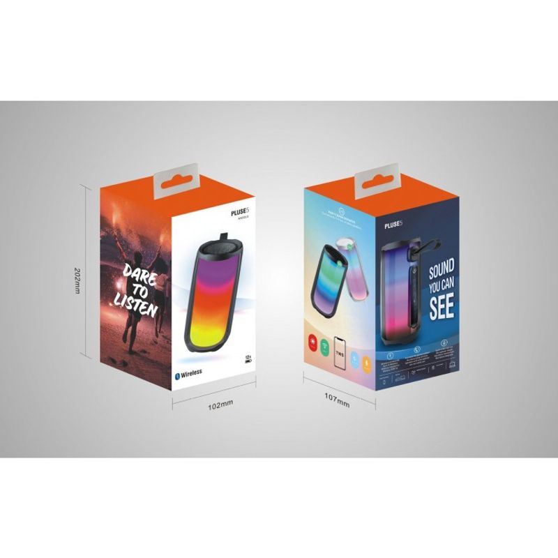 TV, Audio-Video si Foto - Portabile audio - Boxe portabile - Boxa portabila cu lumini colorate, Bluetooth, PLUSE5 - Infinity.ro