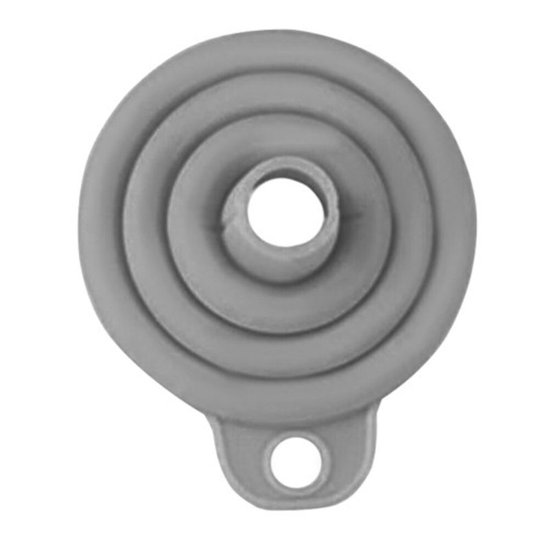 Casa si Gradina - Bucatarie si vesela - Ustensile bucatarie - Site bucatarie, strecuratori si accesorii - Palnie pliabila din silicon, gri - Infinity.ro