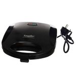 Electronice si Electrocasnice - Electrocasnice bucatarie - Preparare paine - Sandwich-maker - Sandwich maker Sonifer, 750w, placa antiaderenta, 2 compartimente, negru, 24x23x8 cm - Infinity.ro