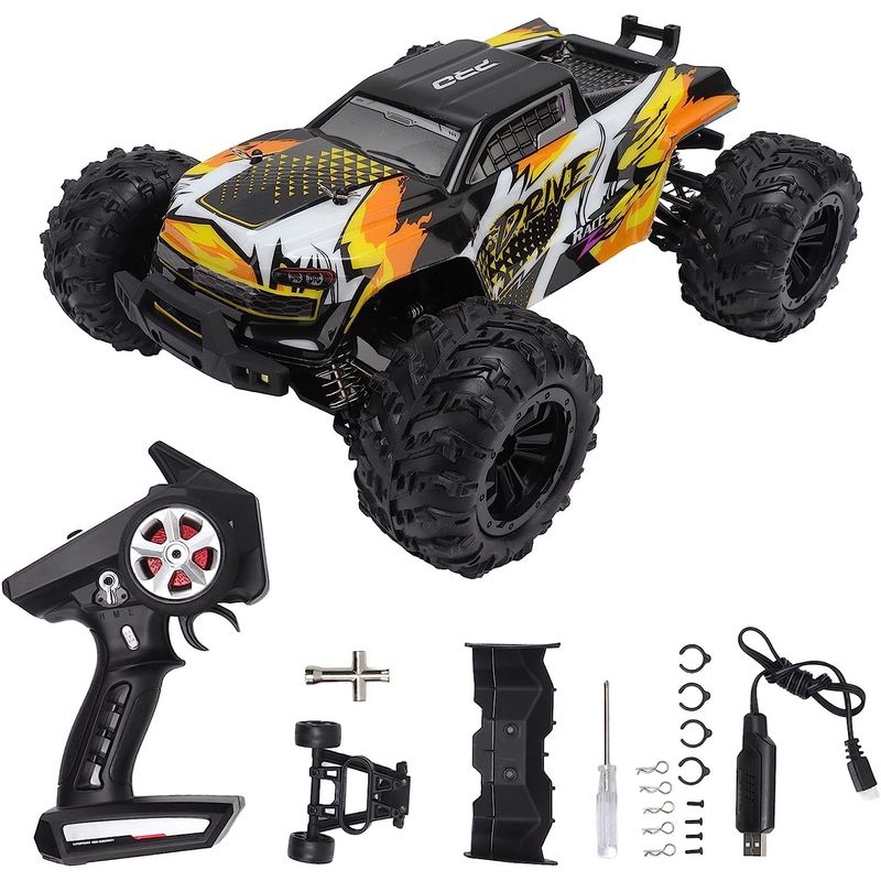 Jucarii, Copii si Bebe - Jucarii si jocuri - Vehicule si jucarii cu telecomanda - Masinute - Masina RC cu telecomanda, Road Truck 1:10 4WD, Viteza maxima 70 km/h - Infinity.ro