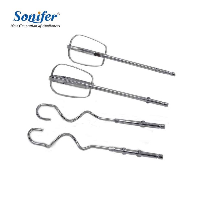 Electronice si Electrocasnice - Electrocasnice bucatarie - Mixere, tocatoare & roboti de bucatarie - Mixere - Mixer de mana Sonifer SF-7012, 250W, Teluri si carlige metalice, Negru - Infinity.ro