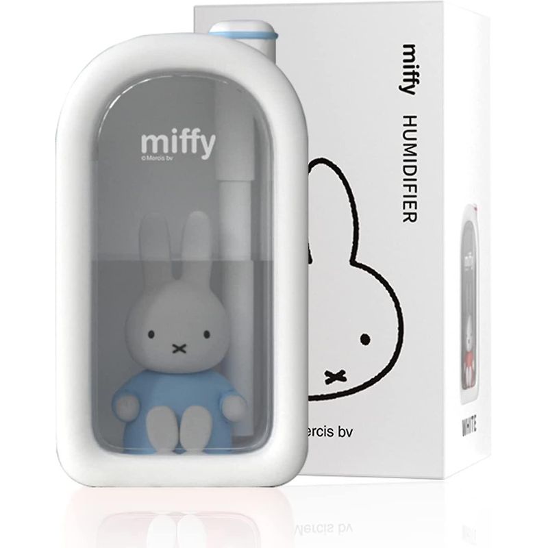 Electronice si Electrocasnice - Climatizare si sisteme de incalzire - Aparate filtrare aer - Umidificatoare - Umidificator de aer miffy , reincarcabil cu uleiuri esentiale, led, 380ml Albastru - Infinity.ro