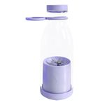 Electronice si Electrocasnice - Electrocasnice bucatarie - Mixere, tocatoare & roboti de bucatarie - Blendere si mini tocatoare - Mini Blender Electric Omega, Portabil/Compact, Multifunctional, Capacitate 420ml,  Mov - Infinity.ro