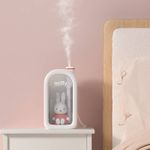 Electronice si Electrocasnice - Climatizare si sisteme de incalzire - Aparate filtrare aer - Umidificatoare - Umidificator de aer miffy , reincarcabil cu uleiuri esentiale, led, 380ml Albastru - Infinity.ro
